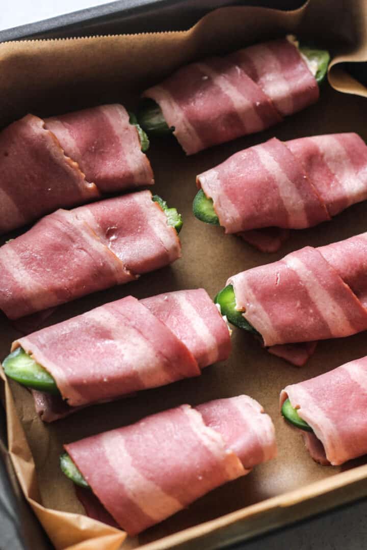 Turkey bacon wrapped jalapeno poppers The Top Meal