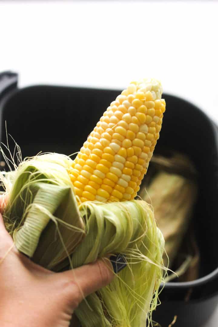 Air Fryer Corn in Husk (SO EASY!) The Top Meal