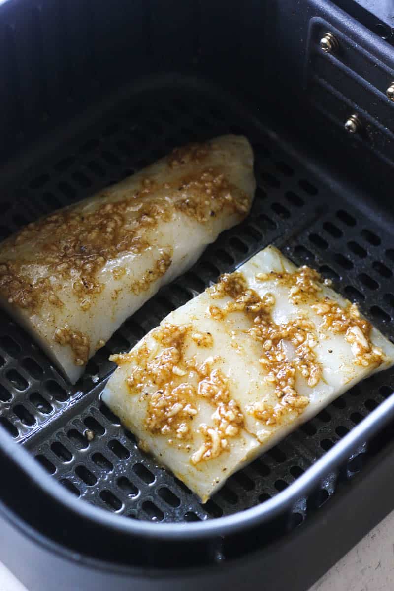 seasoned haddock in air fryer