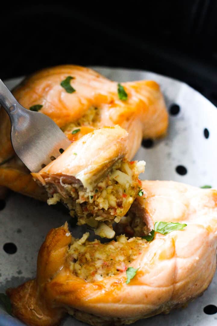 Stuffed salmon in air fryer The Top Meal