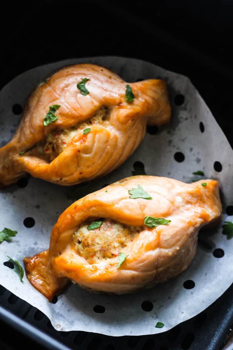 Stuffed salmon in air fryer The Top Meal
