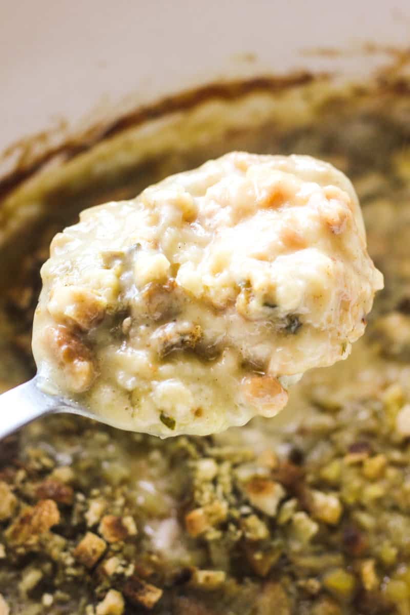 4 Ingredient slow cooker chicken with stuffing