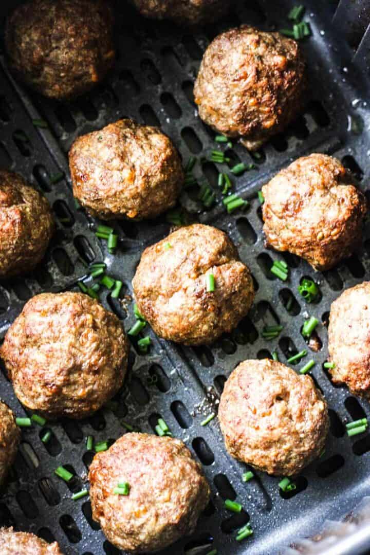 Easy Air Fryer Bison Meatballs The Top Meal