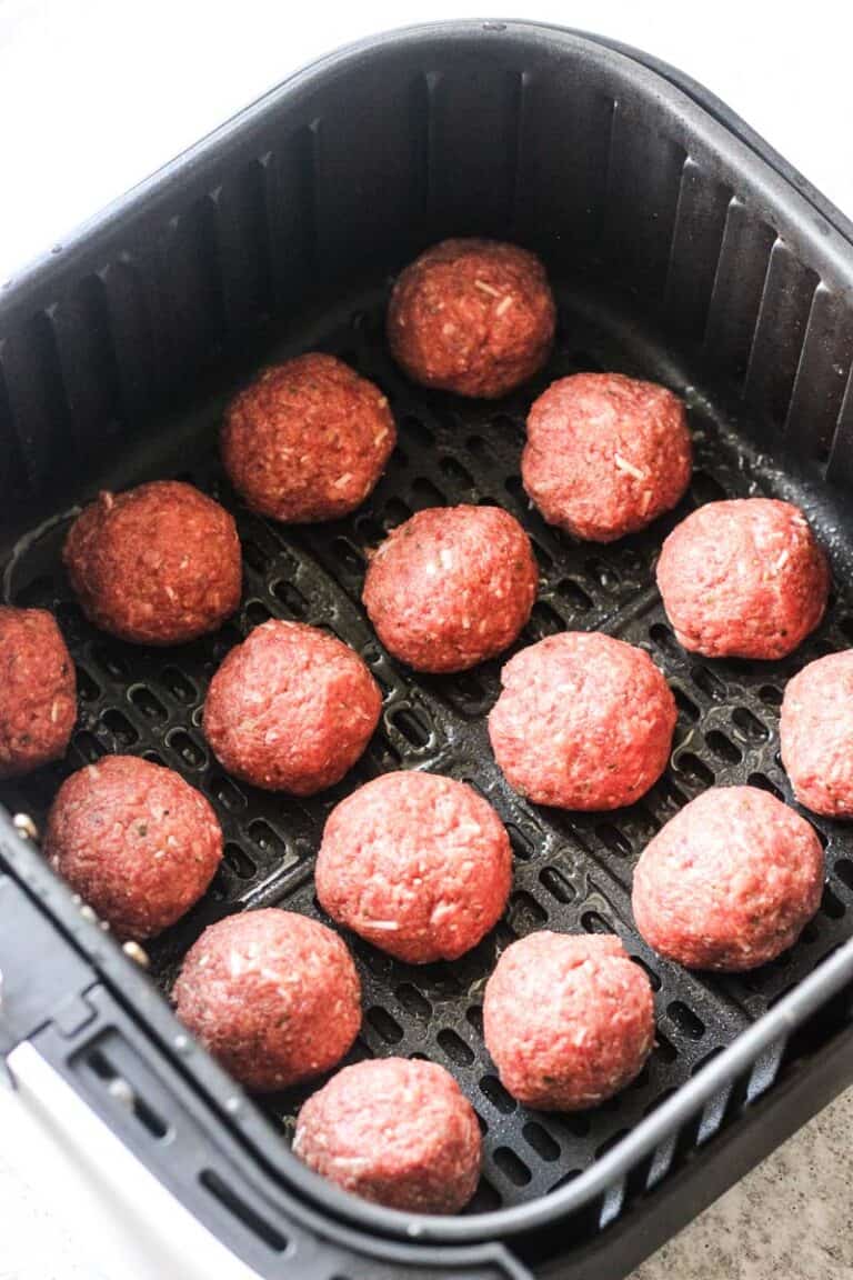Easy Air Fryer Bison Meatballs The Top Meal