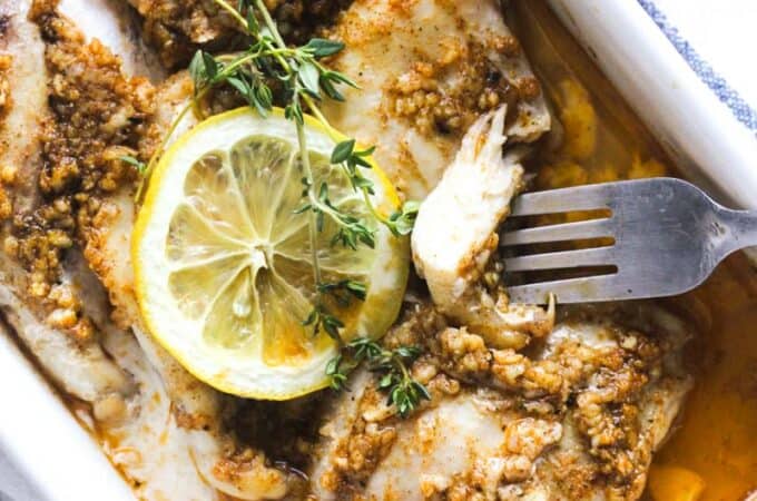 grouper cheeks recipe with lemon and garlic