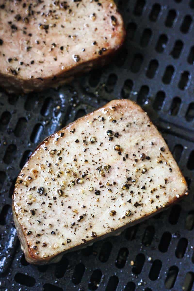 tuna steaks cooked in air fryer