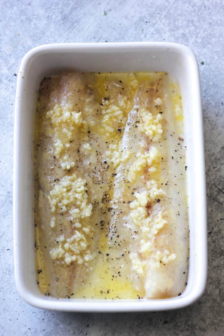 Baked Pollock with Lemon Garlic Butter The Top Meal