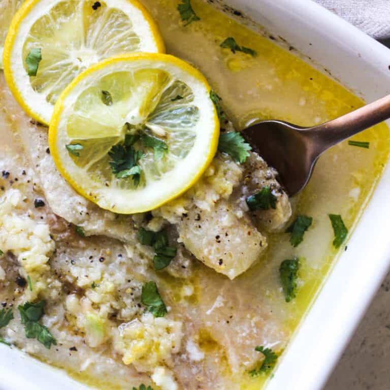 Keto baked salmon with garlic butter - The Top Meal