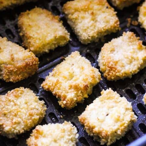 Garlic Parmesan Pork Chop Bites in Air Fryer - The Top Meal