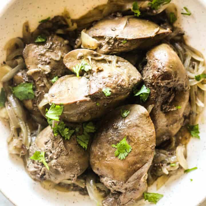 turkey liver with onions