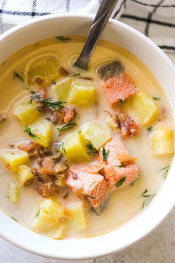 Creamy Salmon Head Soup - The Top Meal