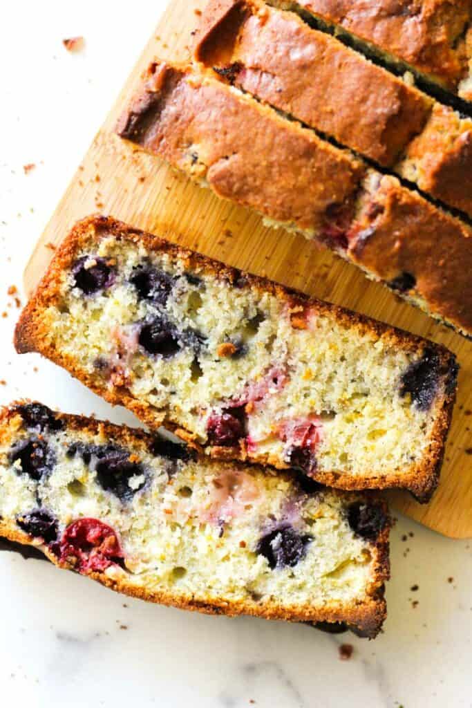 Cranberry Blueberry Bread So Moist The Top Meal