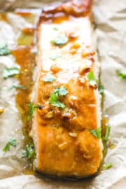 Broiled Salmon with Skin - The Top Meal