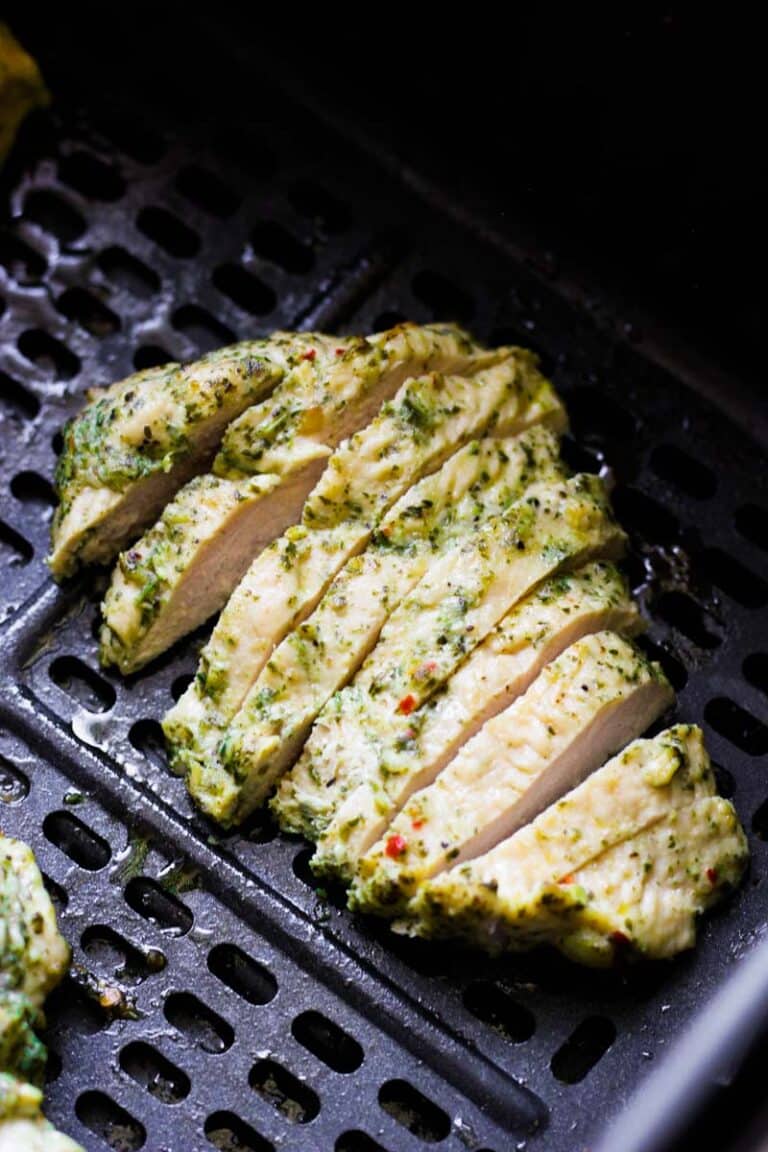 Trader Joe's Pesto Chicken Air Fryer The Top Meal
