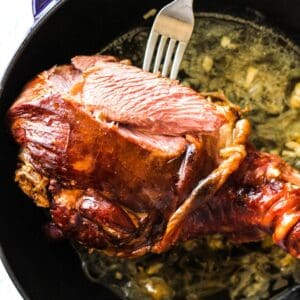 how to cook smoked turkey leg on the stove