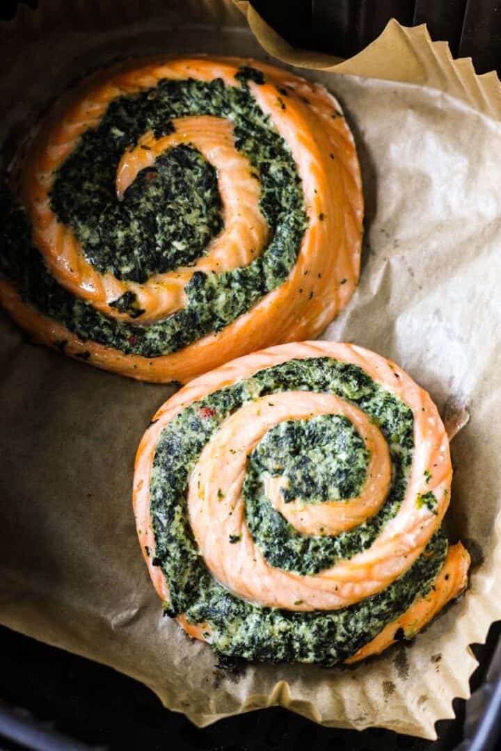 Trader Joe's Salmon Pinwheels in Air Fryer The Top Meal