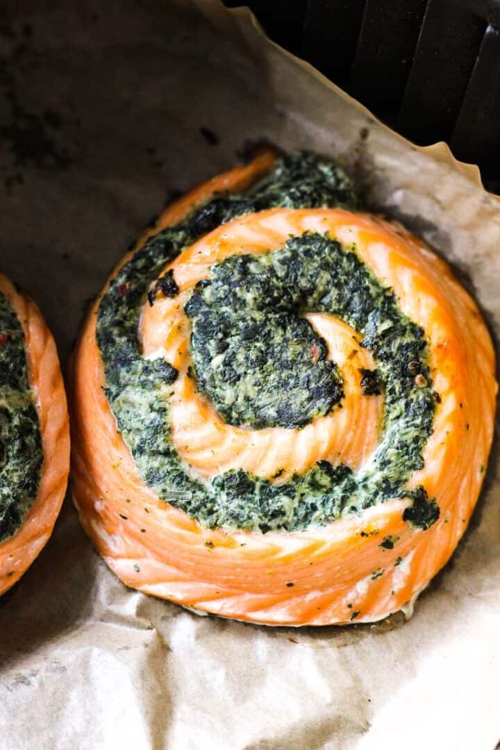 Trader Joe's Salmon Pinwheels in Air Fryer The Top Meal