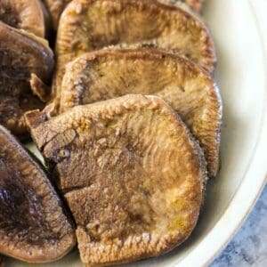 sliced beef tongue on the plate