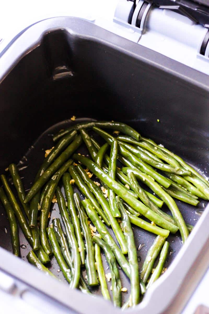 cooked green beans in ninja speedi