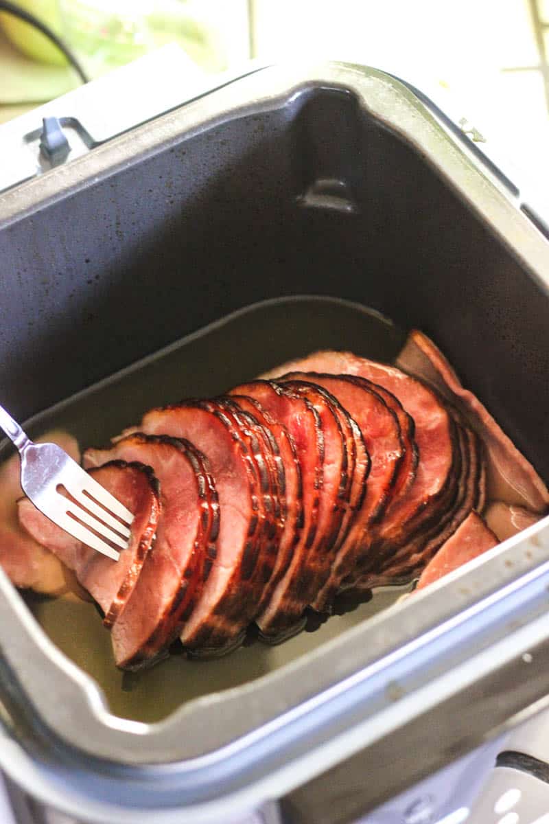 sliced ham in ninja speedi