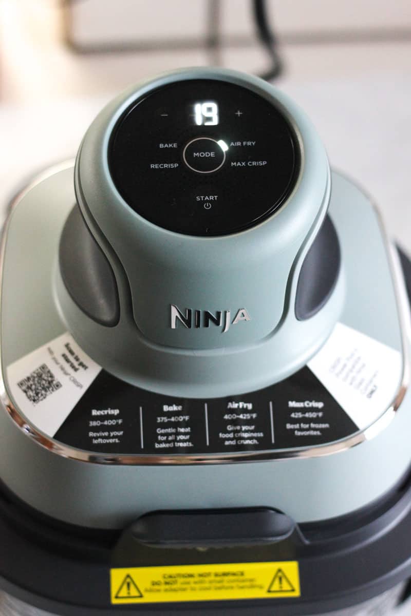 ninja crispi lid top view