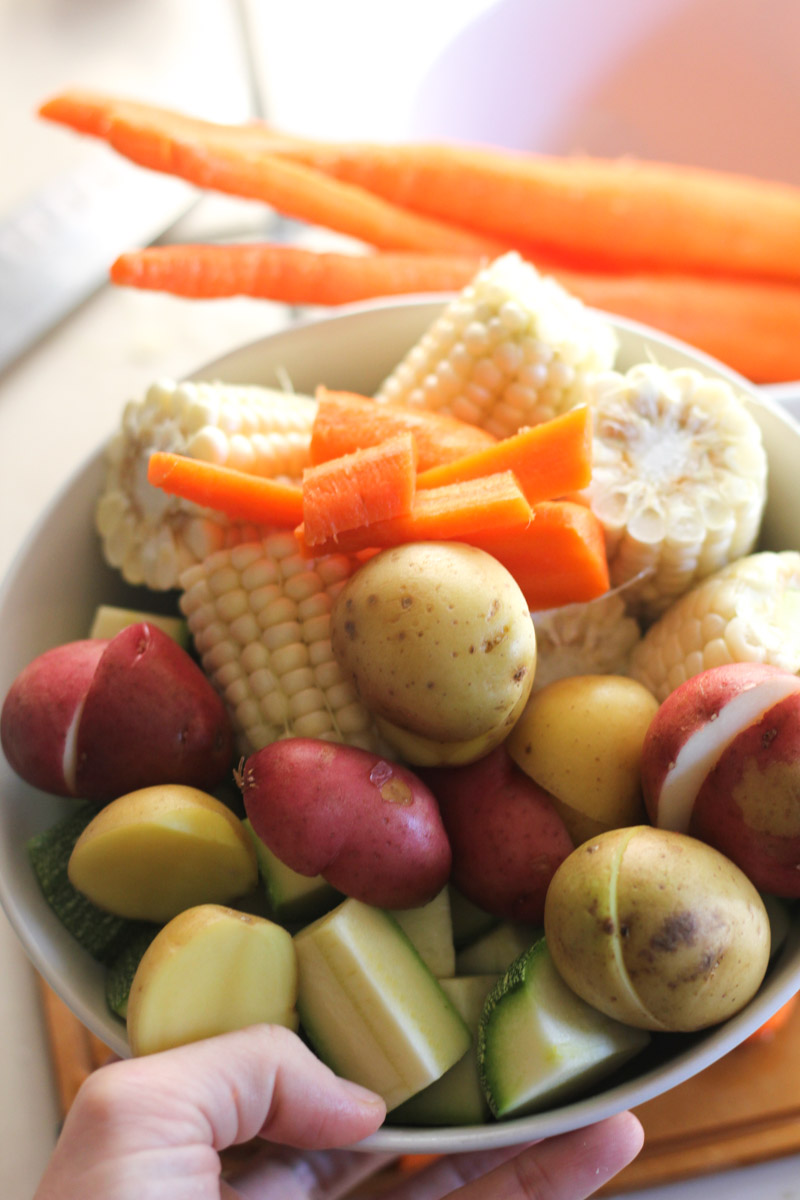 vegetables used in the soup